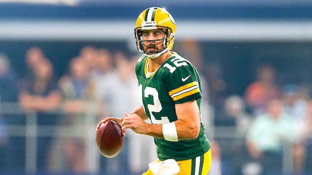 aaron rodgers fantasy football rankings news NFL DFS lineup picks