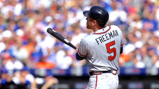 freddie freeman fantasy baseball rankings MLB injury news DFS picks