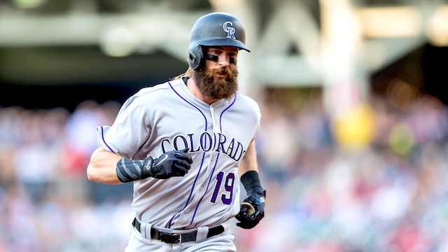 charlie blackmon fantasy baseball rankings draft sleepers outfield MLB DFS lineup picks