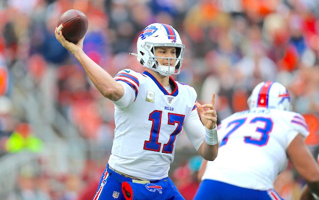 josh allen fantasy football rankings news NFL DFS lineup picks