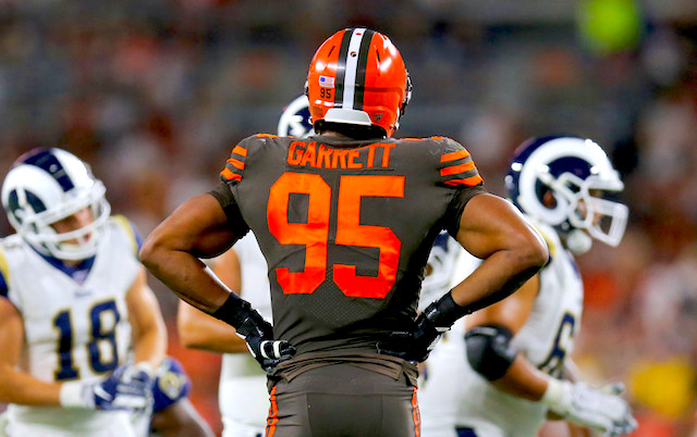 MIles Garrett - Fantasy Football Defense Rankings, D/ST Streamers, Waiver Wire, IDP Pickups