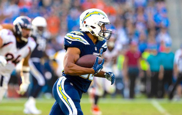 austin ekeler fantasy football rankings NFL DFS lineup picks