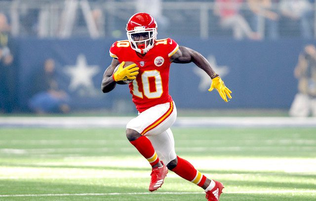 tyreek hiil fantasy football rankings news NFL DFS lineup picks