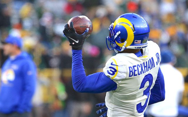 odell beckham jr. fantasy football rankings NFL DFS lineup picks