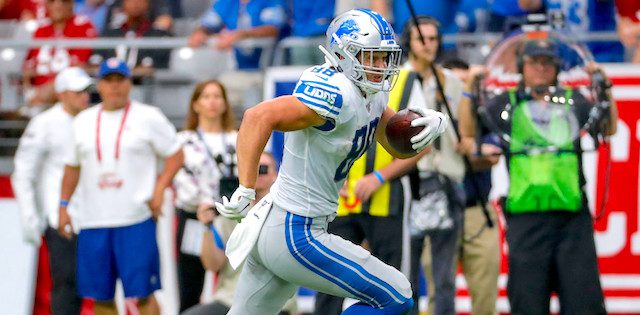 T.J. Hockenson - Fantasy Football Rankings, Draft Sleepers, Waiver Wire Pickups