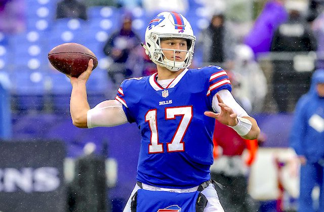 josh allen fantasy football rankings NFL injury news DFS lineup picks