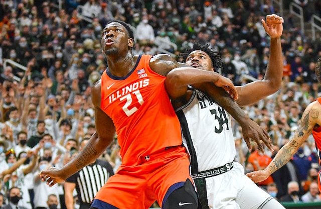 Kofi Cockburn daily college fantasy basketball CFB DFS picks March Madness - rotoballer icon