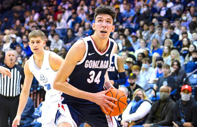 Chet Holmgren daily college fantasy basketball CFB DFS picks March Madness - rotoballer icon