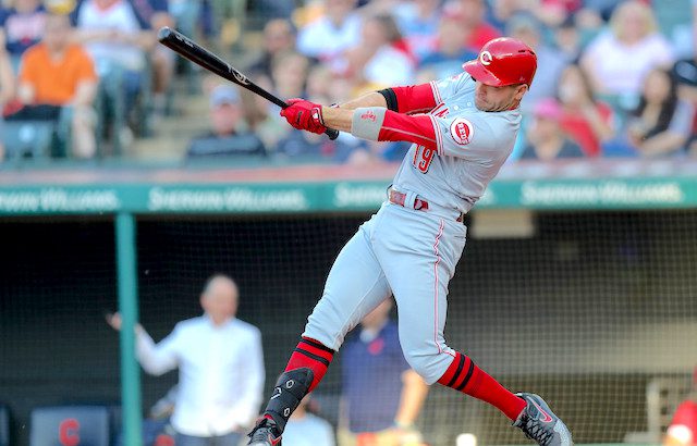 Joey Votto - fantasy baseball first base rankings sleepers MLB DFS lineup picks