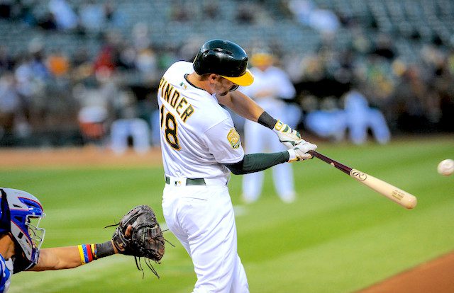 chad pinder fantasy baseball rankings draft sleepers waiver wire pickups