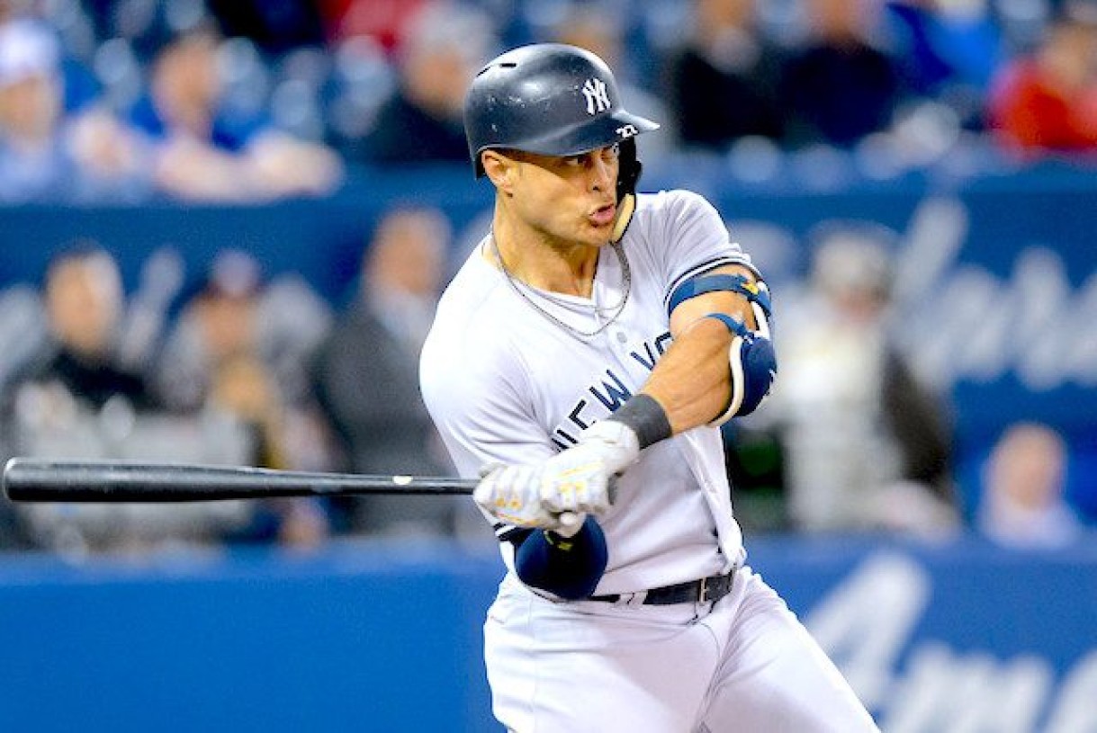 giancarlo stanton fantasy baseball rankings draft sleepers mlb injury news