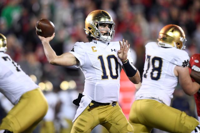 Sam Hartman - College Football Rankings, NCAA CFB DFS Lineup Picks