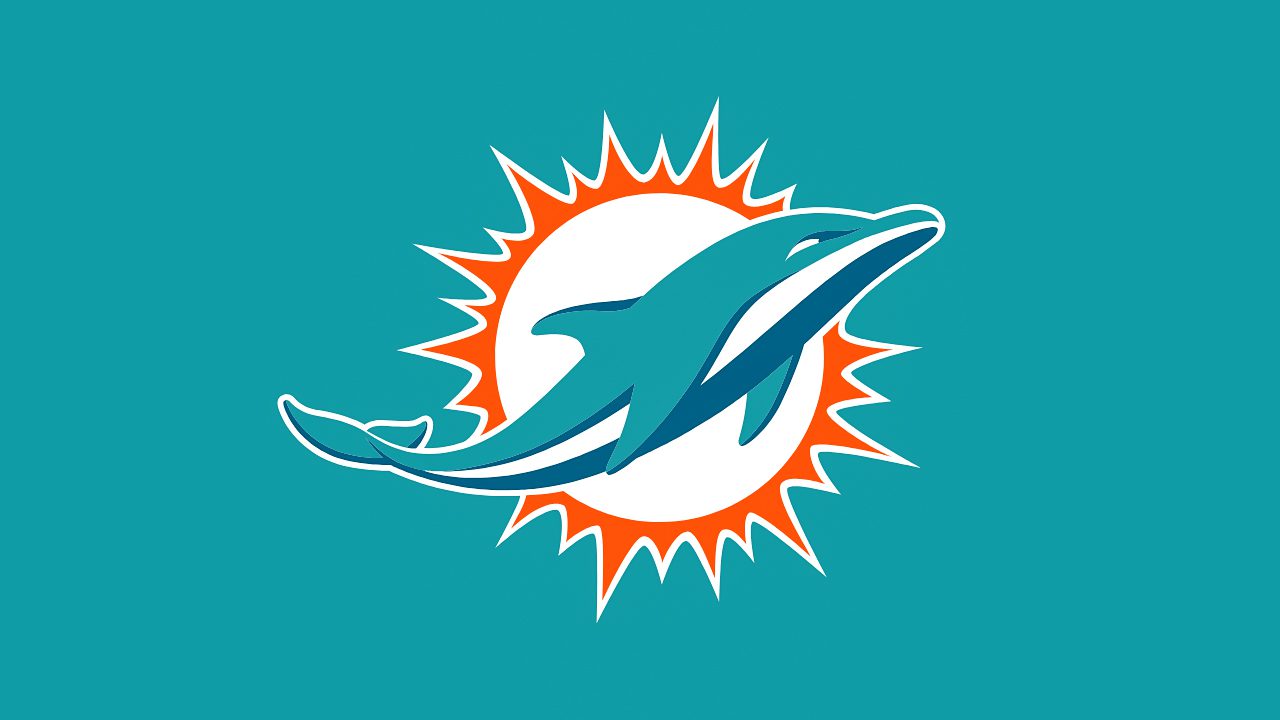 MIAMI DOLPHINS LOGO - NFL, STOCK