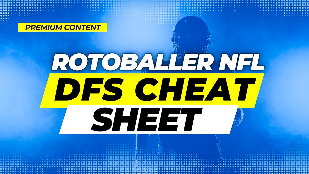 RotoBaller NFL DFS Cheat Sheet Stock