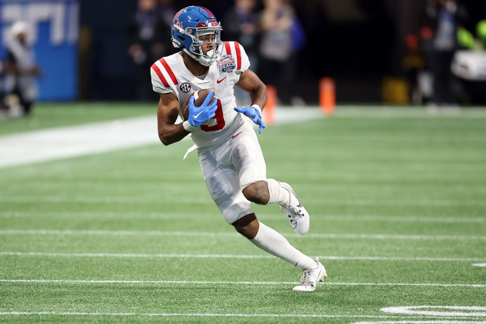 Tre Harris - College Football Rankings, NCAA CFB DFS Lineup Picks, NFL Draft